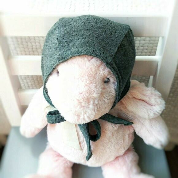 New Kate Quinn Pointelle Hat 3-6m Teal Jade Blue NWT - Picture 2 of 3